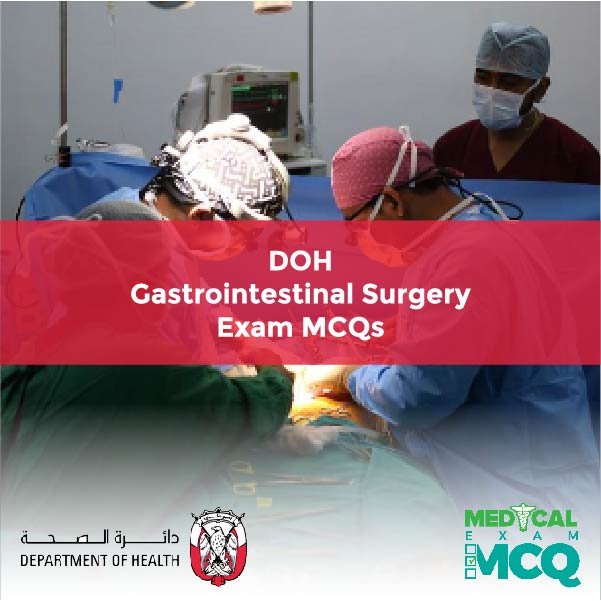 DOH Gastrointestinal Surgery Exam MCQs